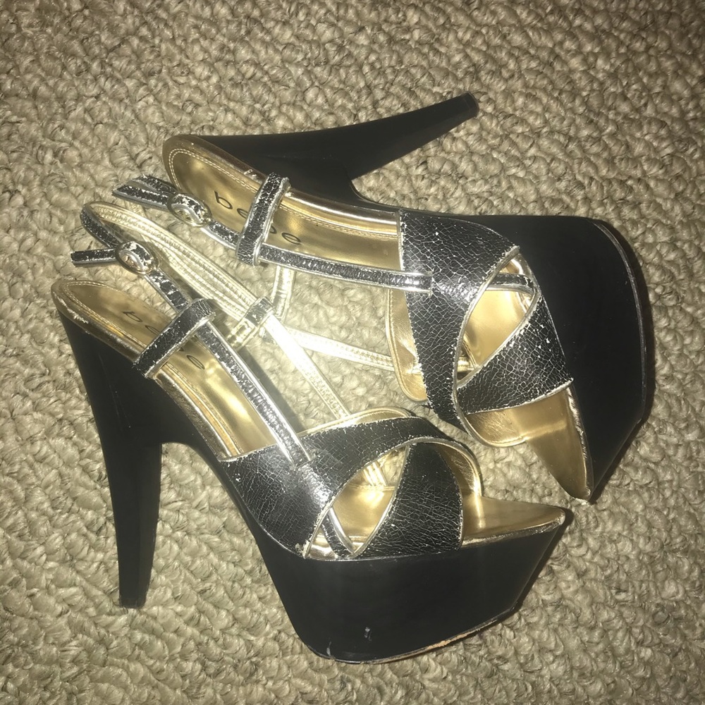 Strappy Bebe Stilettos